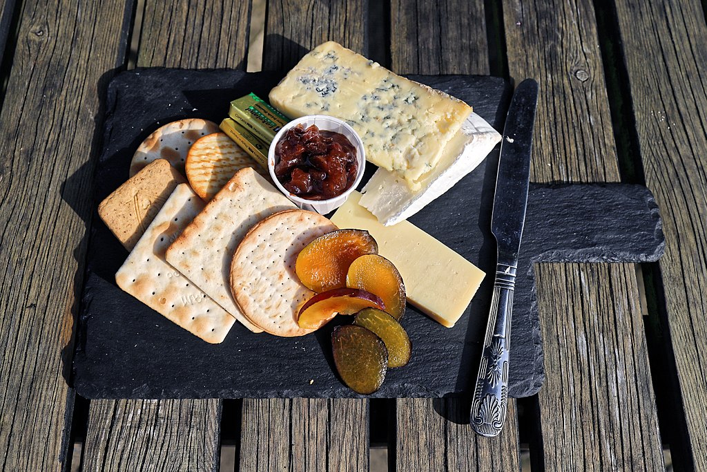 Cheese platter with Stilton